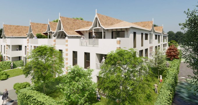 Achat / Vente programme immobilier neuf Andernos-les-Bains vues mer a deux pas de la plage (33510) - Réf. 9258