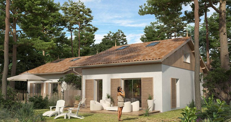 Achat / Vente programme immobilier neuf Lège-Cap-Ferret entre le Prés Salé et le centre-ville (33950) - Réf. 9271