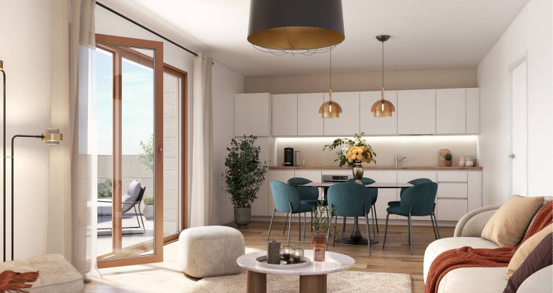 Achat / Vente programme immobilier neuf Mérignac quartier Glacière à 12 min à vélo de Place Gambetta (33700) - Réf. 11361