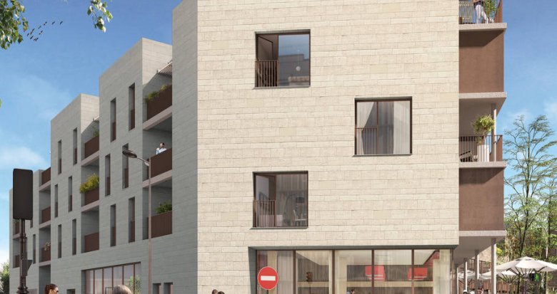 Achat / Vente programme immobilier neuf Mérignac quartier Glacière à 12 min à vélo de Place Gambetta (33700) - Réf. 11361