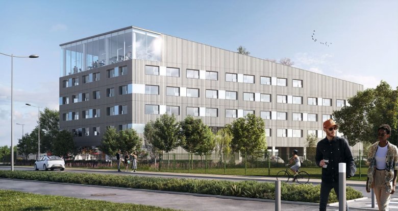 Achat / Vente programme immobilier neuf Mérignac résidence coliving LMNP à proximité du tram (33700) - Réf. 9241