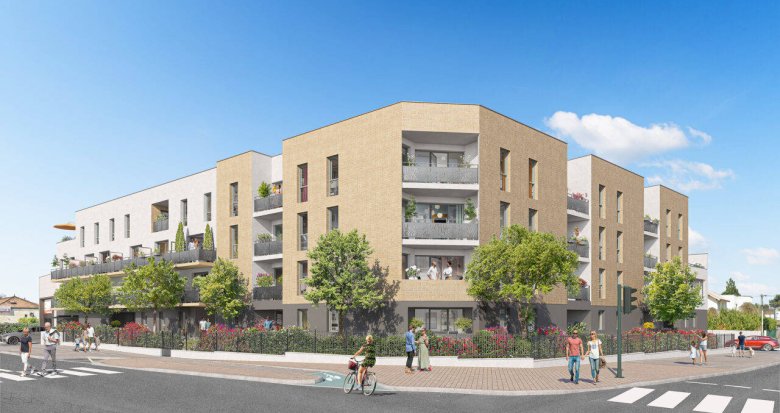 Achat / Vente programme immobilier neuf Villenave d’Ornon quartier centre Pont de la Maye à 50m du bus (33140) - Réf. 11010