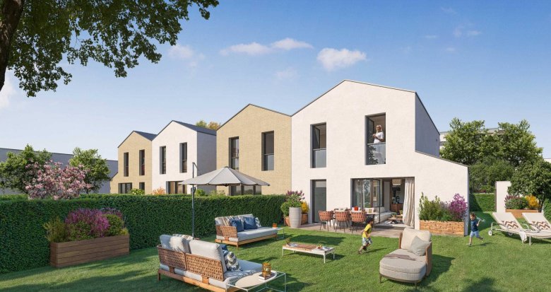 Achat / Vente programme immobilier neuf Villenave d’Ornon quartier centre Pont de la Maye à 50m du bus (33140) - Réf. 11010