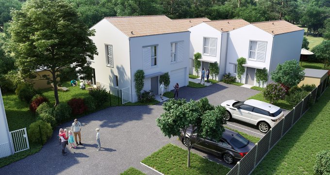 Achat / Vente programme immobilier neuf Villenave-d'Ornon maisons secteur calme proche des commerces (33140) - Réf. 9217